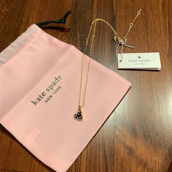 🆕 Kate Spade ♠️ New York Alice in Wonderland Teacup Mini Pendant Neclace NWT - Picture 4 of 6
